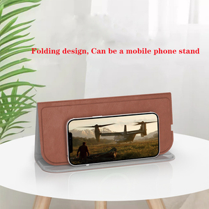 Mới Nhất Văn Phòng Máy Tính Để Bàn Da Máy Tính Bảng <span class=keywords><strong>Mousepad</strong></span> Với Qi 3.0 15W Nhanh Chóng Sạc Có Thể Gập Lại Chuột Pad Trong Kho - Product Image 3