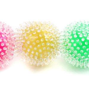 Estimula la actividad física y mental. Pelota transparente de TPR de alta gama, 9 cm de diámetro, juguete para mascotas. - Product Image 3