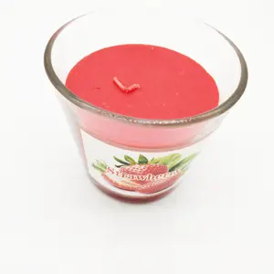 New handmade scented candle for home decoration