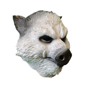 Zhu Bajie Halloween Cosplay Costume Jeu Noir Mythe Wukong Tête <span class=keywords><strong>D</strong></span>écor <span class=keywords><strong>Horreur</strong></span> Visage Masque pour Comic Con Party - Product Image 3