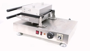 Machine à gaufres électrique professionnelle antiadhésive, machine à <span class=keywords><strong>hot</strong></span>-dogs certifiée CE, équipement de restauration rapide pour <span class=keywords><strong>la</strong></span> vente de nourriture de rue - Product Image 3