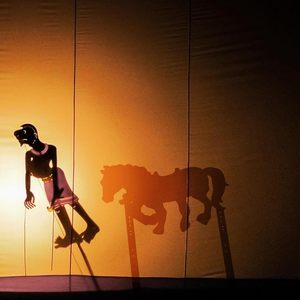 Títeres <span class=keywords><strong>de</strong></span> sombra chinos, accesorio <span class=keywords><strong>de</strong></span> caballo para espectáculos <span class=keywords><strong>de</strong></span> marionetas y cuentacuentos, adorno cultural para adultos, actividad educativa - Product Image 1
