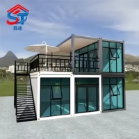 Casa Prefabricada de 20 Pies, Casa Modular Prefabricada, Dormitorio de Bajo Costo para Obras de Construcción