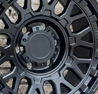 Jantes en alliage tout-terrain 20-24 pouces 4x4 Noir mat robustes pour camion 6x139.7/5x127 pour Jeep Hilux F150 Raptor