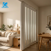 Porte coulissante pliante en PVC imperméable, cloison temporaire de cuisine, installation sans perçage, utilisation sans gaz, séparateur de pièce