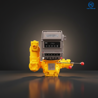 Flow Meter Tipe PD dengan Penghitung Preset, Katup Preset, dan Saringan Penghilang Udara untuk Mengukur Media Minyak, Solar, dan Bensin