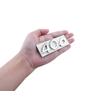 Barato emblema personalizado 406 coche pegatina <span class=keywords><strong>de</strong></span> Metal <span class=keywords><strong>insignia</strong></span> del cuerpo para <span class=keywords><strong>Peugeot</strong></span> OEM alta calidad al por mayor camión Auto accesorios autoadhesivos - Product Image 2