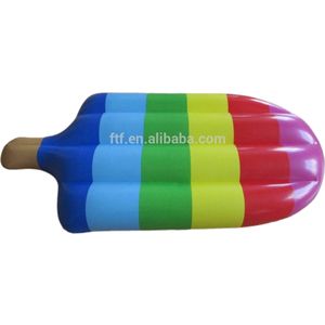 Sz zhn Tùy chỉnh màu sắc cầu vồng Popsicle nổi hồ bơi nước nổi bãi biển giải trí <span class=keywords><strong>Inflatable</strong></span> mat - Product Image 3