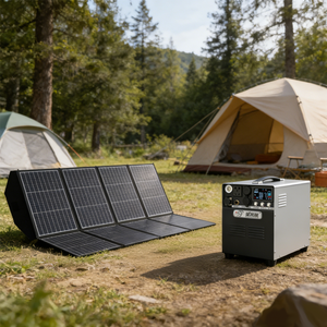 Panneaux solaires personnalisés 18V 300W, panneaux de production d'énergie photovoltaïque, silicium monocristallin, conversion à haut rendement pour le camping - Product Image 5