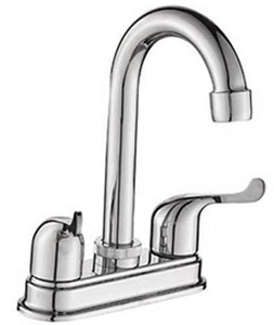 Robinet mélangeur à double poignée, origine Chine, fabriqué en laiton avec traitement de surface chromé - Product Image 5