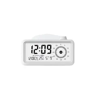 Large Screen LCD Display Visual Kitchen Timer Digital Study Pomodoro Cooking Timers For Children Manager Time Alarm Clock