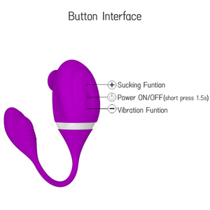 Vibrador <span class=keywords><strong>de</strong></span> succión <span class=keywords><strong>de</strong></span> huevo con forma <span class=keywords><strong>de</strong></span> cuco único, estimulación dual, clítoris vaginal, punto G, tapón trasero, juguete sexual <span class=keywords><strong>de</strong></span> masturbación para mujer, <span class=keywords><strong>pareja</strong></span> Gay - Product Image 6
