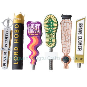 Logotipo personalizado de la marca Homebrew Beer Handle Classic Custom Beer Tap Handle - Product Image 3