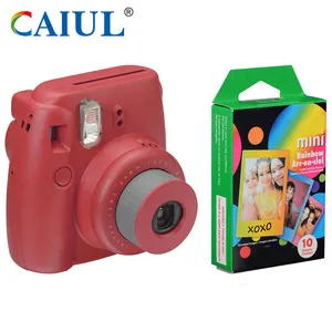 ملحقات بنمط جديد لكاميرا Fujifilm instax فيلم صغير بألوان قوس قزح