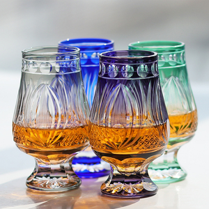 Vaso de Whisky Clásico <span class=keywords><strong>Glencairn</strong></span> de 6oz, Tallado a Mano para Degustación, Vaso de Vidrio Soplado a Mano de Color Transparente en Forma de Tulipán - Product Image 1