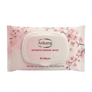 Lingettes intimes équilibrées au pH pour femmes, vente en gros OEM, marque privée, lingettes d'hygiène féminine sans alcool, adaptées aux peaux sensibles - Product Image 1