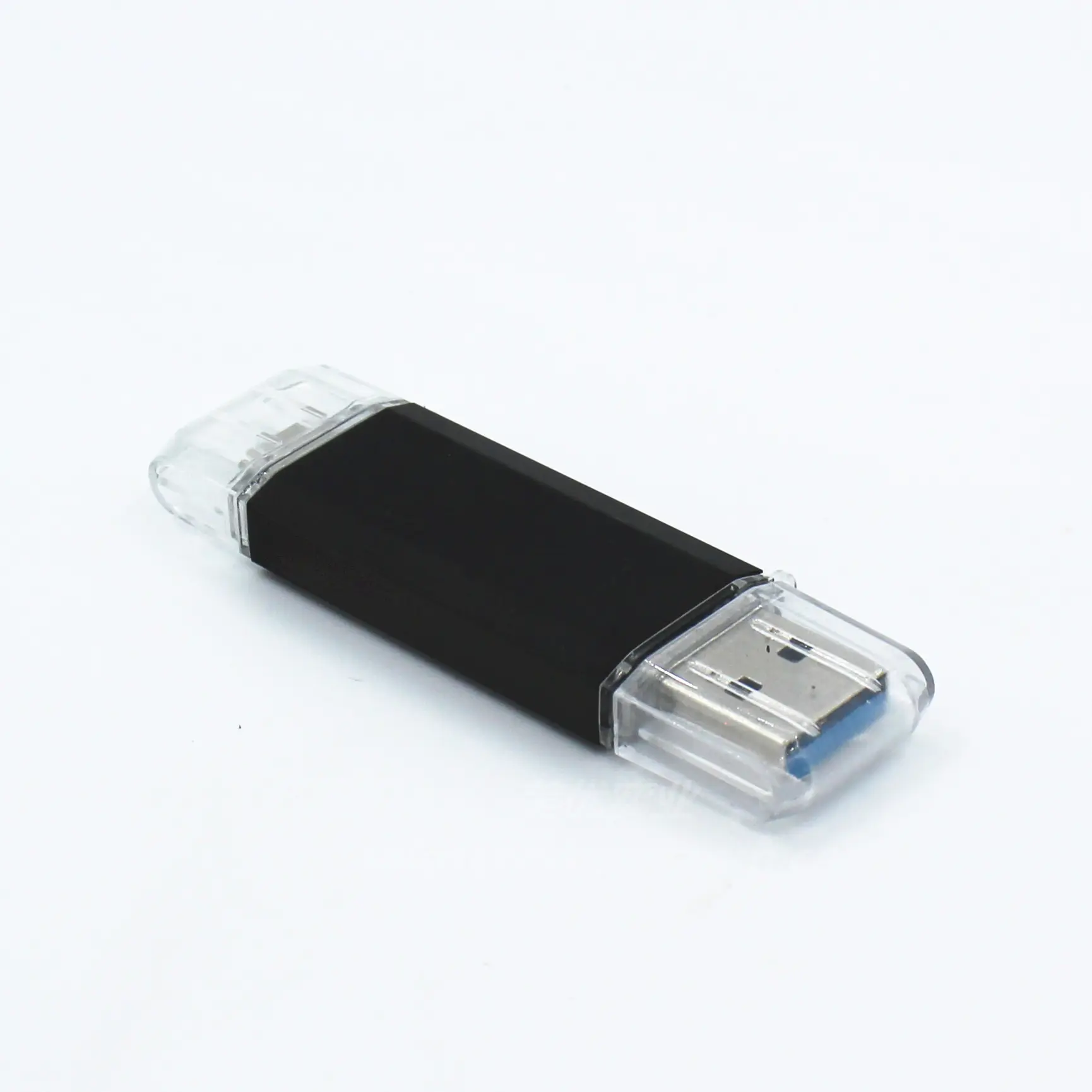 ความเร็วสูง 64GB OTG หมุน USB 3.0 แฟลชไดรฟ์ U ที่เก็บข้อมูลดิสก์สําหรับ Type-C