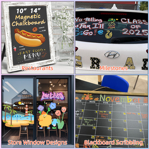 Phấn đánh dấu đảo ngược sợi tip 3 mét xóa được thủy tinh ánh sáng Bảng đánh dấu bụi-miễn phí bảng đen sơn đánh dấu chất lỏng phấn bút - Product Image 6