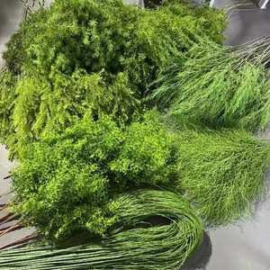 Décoration de mariage style forêt : Fleurs artificielles, plantes vertes dorées à mille couches, herbe de la meste pour arrangements paysagers - Product Image 4