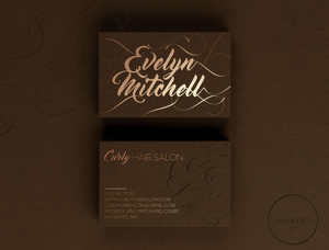 Biglietti di ringraziamento e auguri di buon compleanno personalizzati con stampa a caldo in lamina d'oro, letterpress e goffratura, con busta e confezione in cartone. - Product Image 3