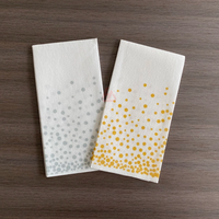 Essuie-mains de salle de bain jetables Serviettes de table en papier Airlaid