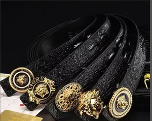 Männer Black Diamond Buckle Luxus gürtel Italienisches Leder Designer Bund Mode accessoires Sublimation Frauen Gürtel