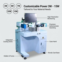 Nouvelle machine de marquage laser UV automatique sur pied 3W 5W 10W 15W DXF pour l'impression de logos et de textes sur verre et plastique industriels