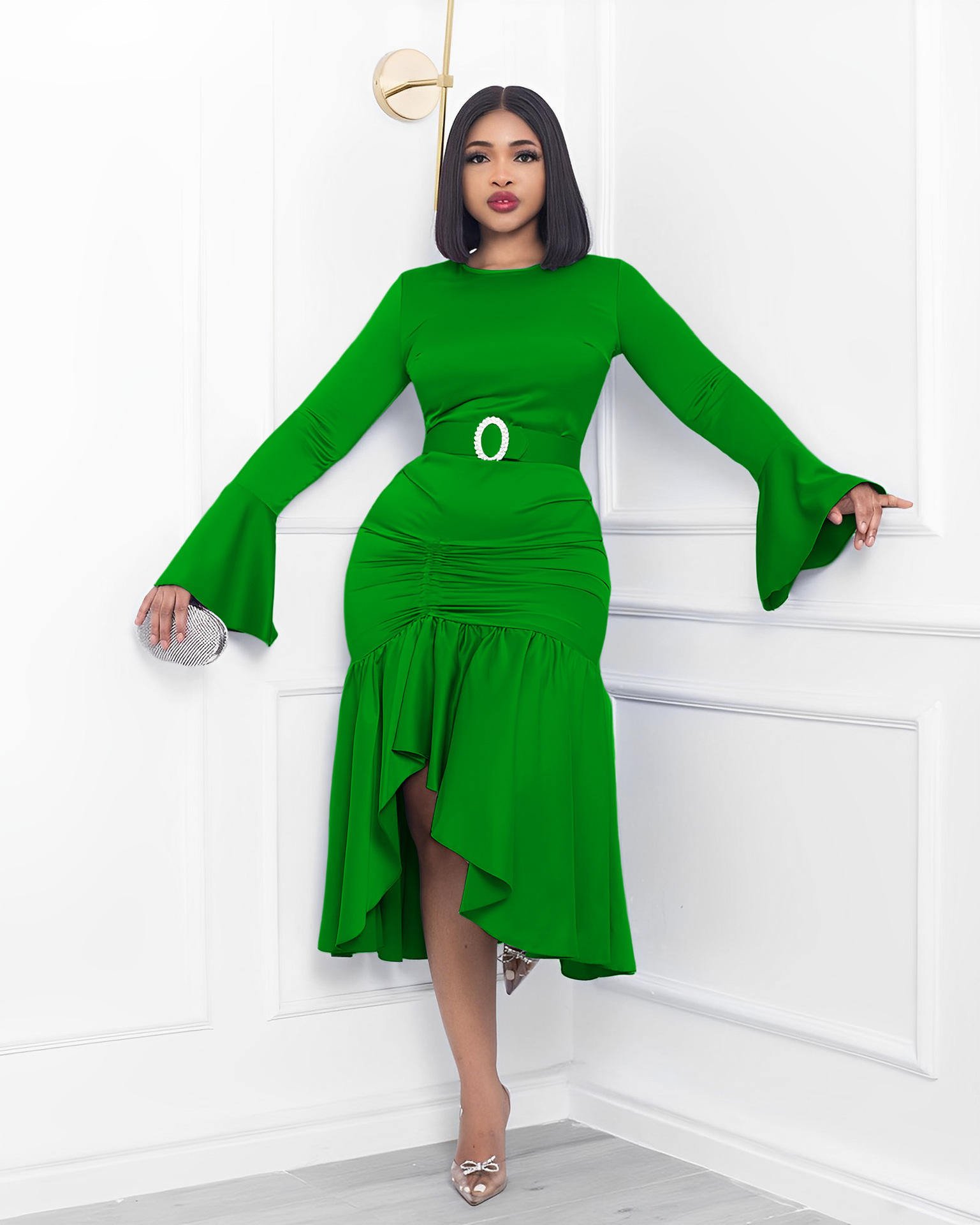 สีเขียว