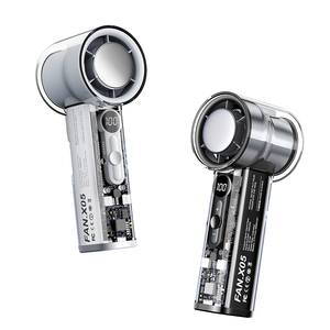 Ventilador de Mano Recargable con Pantalla Digital, Turbo, Portátil, Plegable, Mini, de Bolsillo, para Viajes, Camping, Aire Libre, con Batería USB - Product Image 3