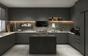 ตู้ครัวทันสมัยตู้ครัวดีไซน์หรูหราตู้ครัวไม้เนื้อแข็ง - Product Image 6