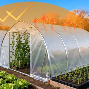 ฟิล์มโรงเรือนขนาดเล็ก ฟิล์มโรงเรือนขนาดเล็กสำหรับการเกษตร พลาสติกหนาใส เก็บรักษาความร้อน - Product Image 1