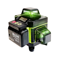 Niveau laser avec trépied 4X360 Outil de mesure laser à nivellement automatique Vert Lazer