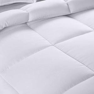 Tất cả các mùa trắng sang trọng siliconized fiberfill Duvet chèn thoải mái và mềm mại <span class=keywords><strong>Comforter</strong></span> - Product Image 4