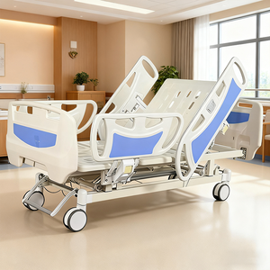 Cama médica de 5 funciones para el cuidado del hogar con camilla de inodoro Colchón de cama de arena de <span class=keywords><strong>hospital</strong></span> para uso doméstico y hospitalario - Product Image 1