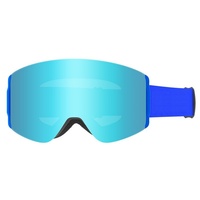 Máscara de natación FA‑080, lentes de PC antivaho de gran angular y alta definición, gafas de esquí para exteriores para todas las condiciones de luz, para hombres y mujeres