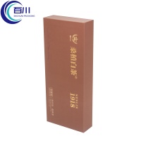 Caja de Regalo Rígida de Papel Recubierto Exclusiva con Logotipo Personalizado, Caja de Embalaje Perfumada para Festivales, para Té, Aceite o Productos Cosméticos
