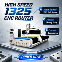 Routeur CNC haute vitesse 1325, broche ATC 7,5 kW, table à vide, 24000 tr/min
