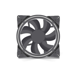 ฮุ่ยเอ๋อร์เต๋อ เซียวเยว่ S80 80x80x25 มม. พัดลม LED สีเขียว แบริ่งไฮดรอลิก 3 พิน 4 พิน ควบคุมความเร็วอัจฉริยะ พัดลมระบายความร้อนตัวเครื่อง - Product Image 4