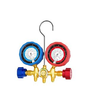 WK-536G conjunto de manômetros de latão para sistema de refrigeração HVAC, ar condicionado automático, carregador AC R134A R22 R12, conjunto de manômetros - Product Image 2