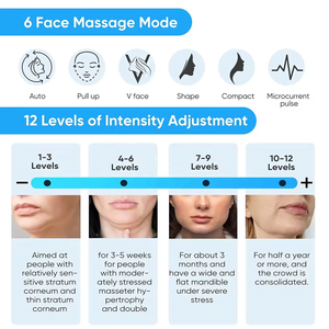 Appareil de lifting facial pour raffermissement de la peau, massage vibrant du menton et de la mâchoire, ceinture de beauté <span class=keywords><strong>V</strong></span>-<span class=keywords><strong>Line</strong></span>, élimination du double menton, raffermissement du <span class=keywords><strong>visage</strong></span> - Product Image 6