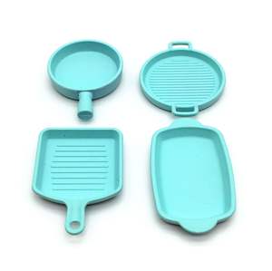 Lot de 4 plateaux de cuisson pour maison de poupée, assiettes à steak japonaises, modèles miniatures de <span class=keywords><strong>cuisine</strong></span>, ensembles d'ornements de simulation - Product Image 5