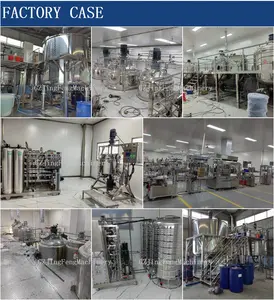 Vacuum Homogenizer Emulsifiing Mixer Machine Lifting Cosmetic Mixer Liquid Soap Mixer Making Tank Machine