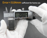 Étrier numérique tout métal 0200Mm Fraction Mm pouces étriers électroniques avec certificat d'étalonnage