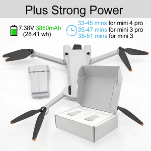 Drone Pin cộng với cho DJI Mini 4 PRO/<span class=keywords><strong>3</strong></span> Pro / <span class=keywords><strong>3</strong></span> thông minh chuyến bay pin 7.38V 3850mAh LiPo 2S Drone Phụ Kiện máy bay - Product Image 3