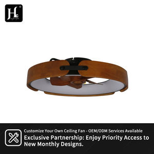 Ventilador de Techo Moderno de 110V con Acabado de Grano de Madera, Montaje Empotrado Ultra Silencioso para Dormitorio, Comedor, Sala de Estar - Product Image 6