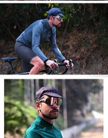 Veste de cyclisme coupe-vent sportive pour homme printemps/automne pour VTT et vélos de route