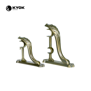 KYOK, модный стиль, в форме листа, латунные держатели для карниза, для внутренней отделки - Product Image 1