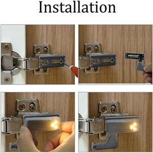 <span class=keywords><strong>LED</strong></span> dưới ánh sáng nội các phổ tủ quần áo cảm biến ánh sáng <span class=keywords><strong>LED</strong></span> armario bản lề bên trong đèn cho tủ tủ quần áo nhà bếp - Product Image 6