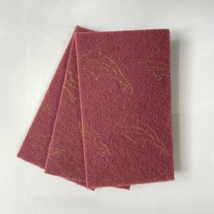 맞춤형 200*120*15mm 부직포 천 후면 연마 연마 패드 OEM 지원 부직포 연마 패드 연마 도구 - Product Image 1