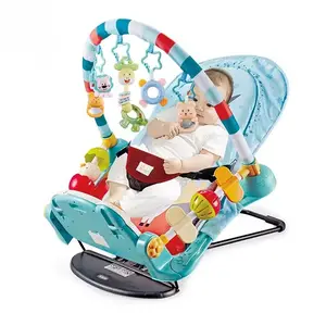All'ingrosso nuovo bambino multifunzionale elettrico vibrazione musicale a dondolo sedia altalena bambino buttafuori giocattolo